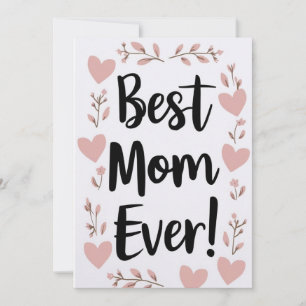 Mejor Mamá de la Historia, tarjeta de regalo de Dí