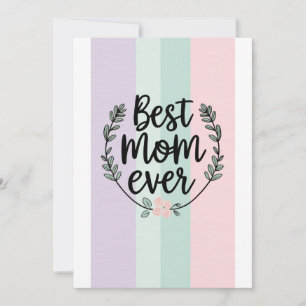 Mejor Mamá de la Historia, tarjeta de regalo de Dí