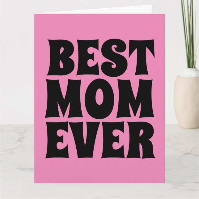MEJOR MAMÁ DE LAS TARJETAS DE SALUD GIGANTES (Anverso)
