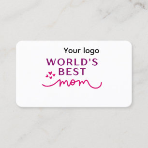 Mejor mamá de tarjetas de visita