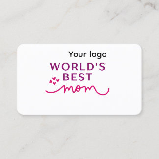 Mejor mamá de tarjetas de visita