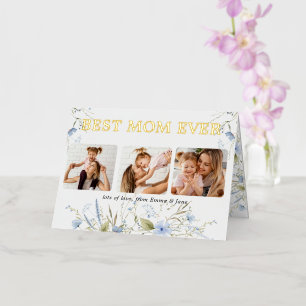 Mejor Mamá del Día de la Madre Floral Photo