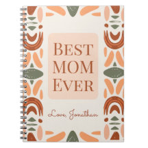 Mejor Mamá del Mundo Cuaderno Personalizado Boho
