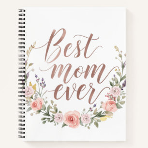 Mejor Mamá del Mundo – Diario Floral de Caligrafía