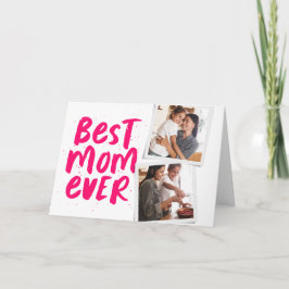 Mejor Mamá del Mundo tarjeta de Día de la Madre ro