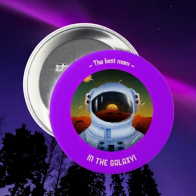 Mejor Mamá en el botón Galaxy - Día de la Madre (Subido por el creador)