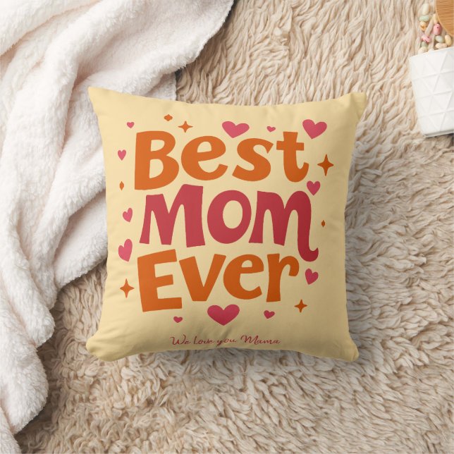 Mejor mamá jamás lanza almohada - mejor para mamá (Manta)