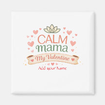 Mejor Mamá Mama Tranquila Imán de Corazones de San