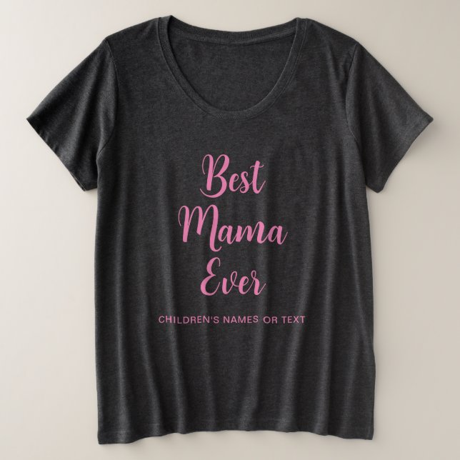 Mejor Mamá Nunca Mujeres Moderna Plantilla Escrita (Anverso del diseño)