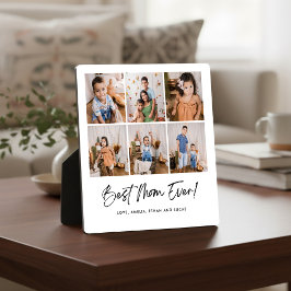 Mejor Mamá Nunca Seis Placa Fotográfica