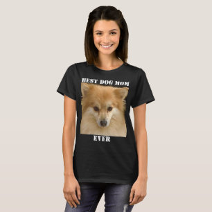 Mejor Mamá Perro Foto Divertida Mascota Camiseta D