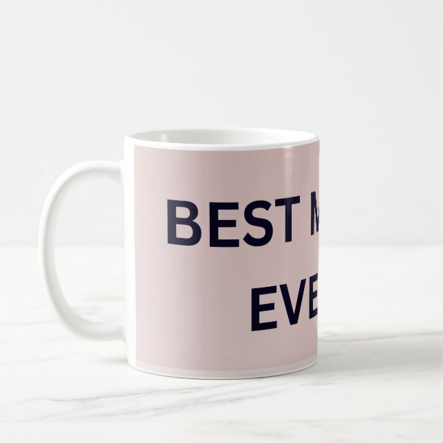 Mejor Mamá Personalizado Mug - Copa personalizada  (Izquierda)