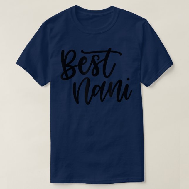 Mejor Nani - Camiseta Abuela Nani (Diseño del anverso)