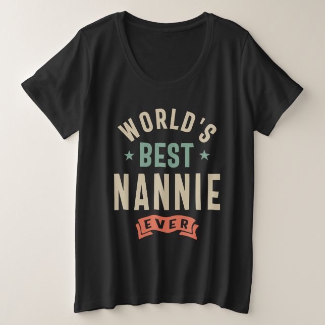 Mejor Nannie del Mundo - Abuela (Anverso del diseño)