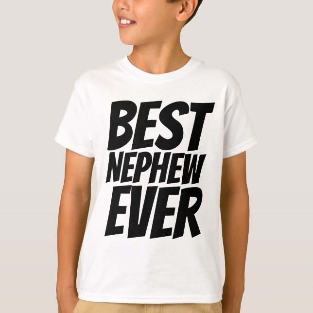 MEJOR NEPHEW Camisetas para niños (Anverso)