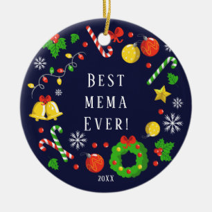 Mejor Ornamento de Navidad de Mema