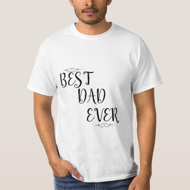 Mejor Padre del Día del Padre Hermosa camiseta (Anverso)