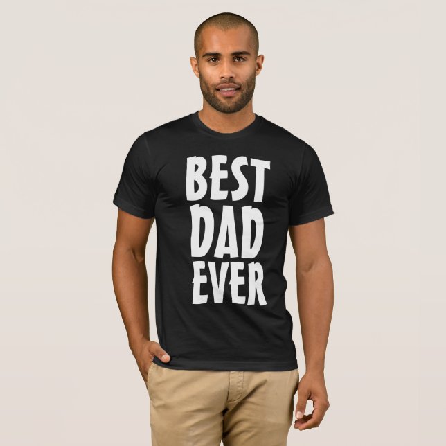 MEJOR PADRE QUE CAMISETAS DE CAMISETA (Anverso completo)
