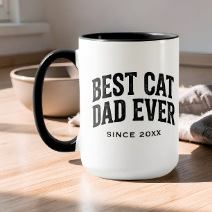 Mejor Papá de Gato de Todos los Tiempos Desde Taza