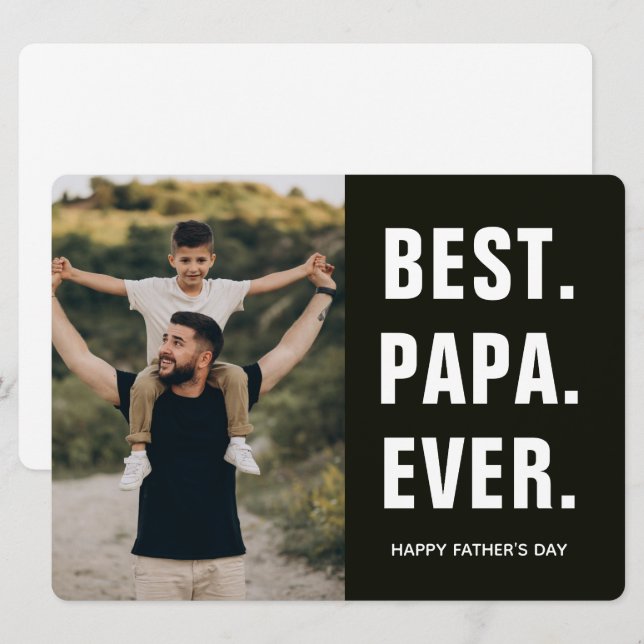 Mejor. Papá. De la historia. Día del Padre  (Anverso / Reverso)