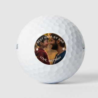 MEJOR PAPA DE PAR Foto Bolas de golf personalizada
