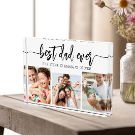 Mejor Papá de siempre - Collage de fotos del Día d