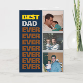 Mejor Papá de siempre - Graciosa tarjeta de Person