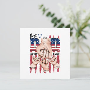 Mejor Papá De Todos Los Tiempos - Fist Bump USA Fl