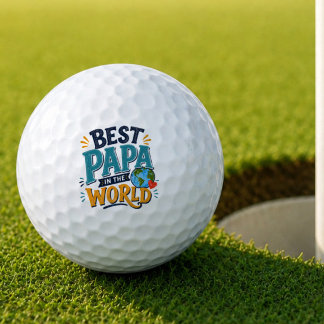 Mejor Papá del Mundo Bola de Golf