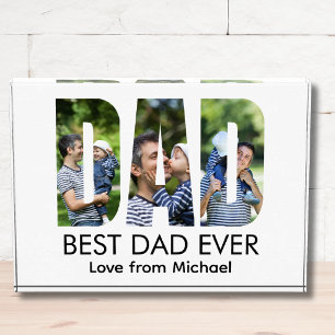 Mejor Papá del Mundo Carta Foto