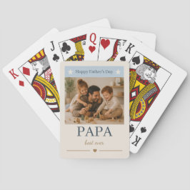 Mejor Papá del Mundo Cartas de Juego - Regalo del