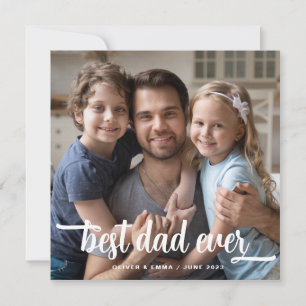 Mejor Papá del Mundo Foto con Texto