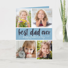 Mejor Papá del Mundo Foto Tarjeta Día del Padre