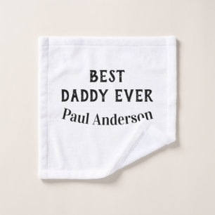 Mejor papá del mundo nombre en letra negrita texto