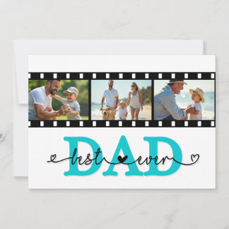 Mejor Papá del Mundo Tarjeta de Tira de Película d