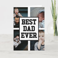 Mejor Papá del Mundo Tarjeta del Día del Padre con
