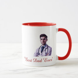 Mejor Papá del Mundo Taza Personalizada con Foto