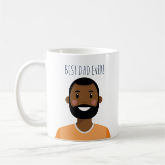 Mejor papa editable personalizada siempre taza de