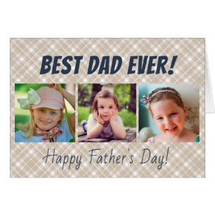 Mejor Papá Feliz Día del Padre 3 Fotos