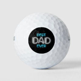 Mejor Papá Feliz Día del Padre | Bolas de golf