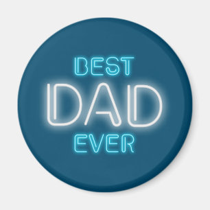 Mejor Papá Feliz Día del Padre Imán