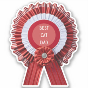 Mejor Papá Gato Vinilo Personalizado Pegatina Día