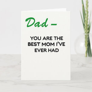 Mejor Papá Mamá del Mundo Tarjeta de Arte