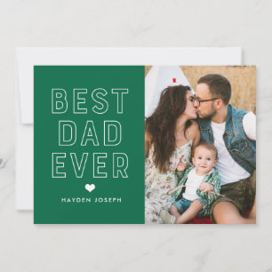 Mejor Papá Moderno De La Historia   Tarjeta fotogr