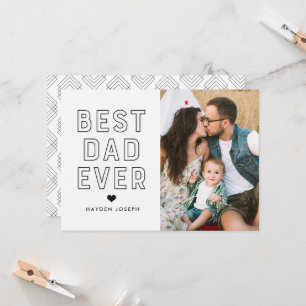 Mejor Papá Moderno De La Historia   Tarjeta fotogr