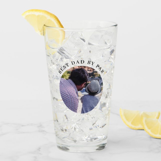 Mejor Papá Moderno Por Pint De Foto De Par Persona (Anverso (hielo))