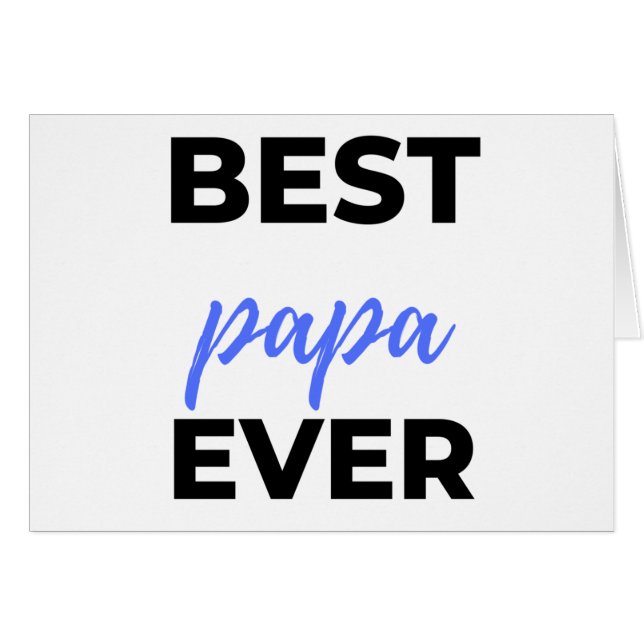 Mejor Papa nunca bl (Anverso (Horizontal))