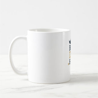 Mejor Papá Nunca Mug | Copa Rustic Navy & Gold