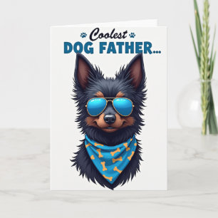 Mejor Papá Perro del Mundo Tarjeta del Día del Pad