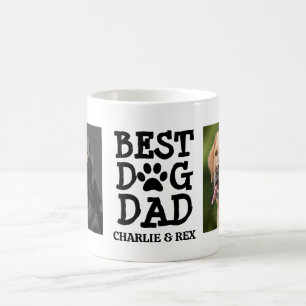 Mejor Papá Perro / Taza de Café Personalizada con